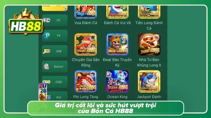 Không gian giải trí sinh động với hiệu ứng đẹp mắt và lối chơi cuốn hút