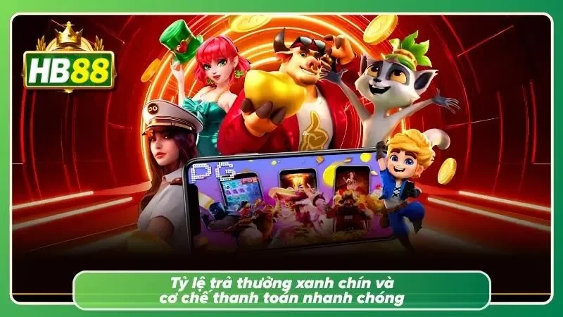 Minh họa quy trình trả thưởng rõ ràng cùng tốc độ xử lý ổn định